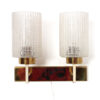 Wall lights glass brass