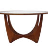 coffee table gplan round glass