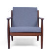 Teak purple lounge chair