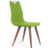 set groene eetkamerstoelen