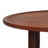 Coffee table round teak