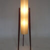 Fiberglass rocket lamp