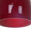 Rode glazen hanglamp