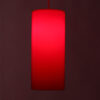 rood glazen hanglamp