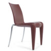 12 bordeaux rode stoelen - Vitra - Starck