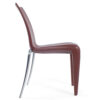 12 bordeaux rode stoelen - Vitra - Starck