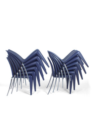 Purple chairs - Vitra - Starck