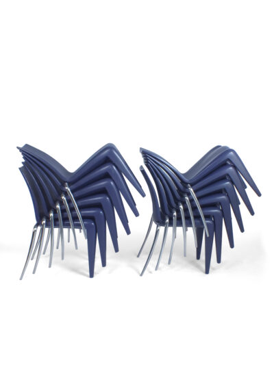 Purple chairs - Vitra - Starck