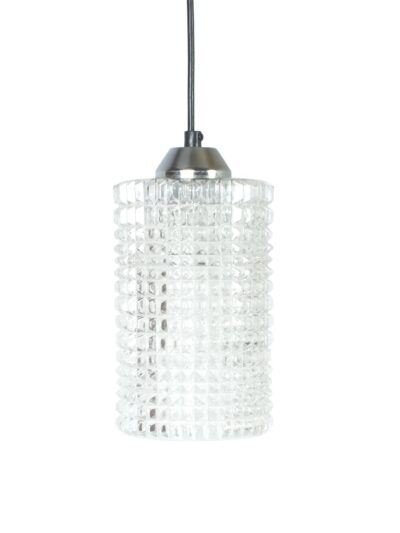 glazen hanglamp 50s