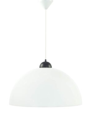 Hanglamp wit kunststof kap