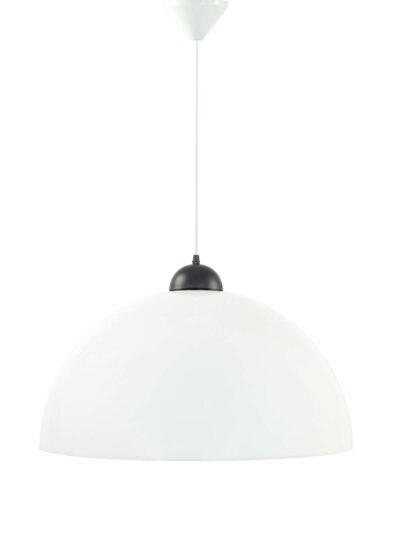 Hanglamp wit kunststof kap