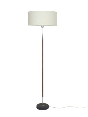 vloerlamp met stoffen kap