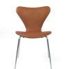 set Leren vlinderstoelen - Fritz Hansen - Arne Jacobsen