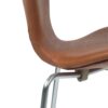 set Leren vlinderstoelen - Fritz Hansen - Arne Jacobsen