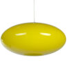 Geel groene glazen hanglamp