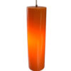 Oranje glazen hanglamp