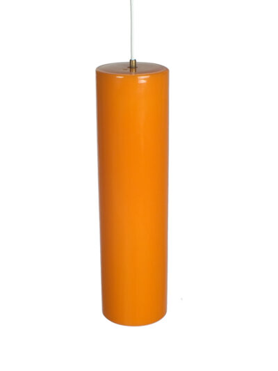 Oranje glazen hanglamp