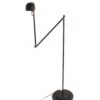 80s floorlamp black and red