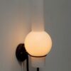 Glazen wandlamp