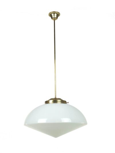 Glazen hanglamp fifties