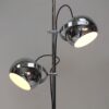 Hoge vloerlamp chromen bollen