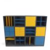 modulaire blauw gele kast pastoe