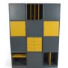modulaire blauw gele kast pastoe