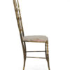 Chiavari stoel, italy, brass, hollywood regency