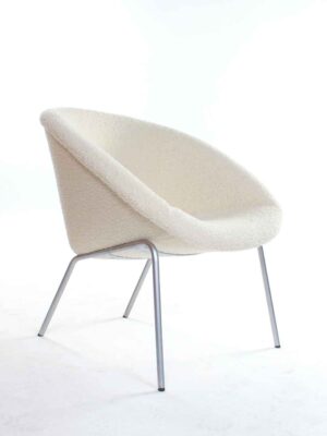 Walter Knoll fauteuil model 369 creme bouclé