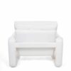 Rosenthal chair Burkhard Vogtherr ash wood white leather