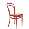 Thonet 78 chairs red set