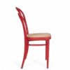 Thonet 78 chairs red set