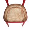 Thonet 78 chairs red set