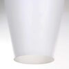 Set wit glazen lampen
