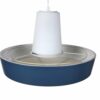 vintage hanglamp 60s blauw diffuser