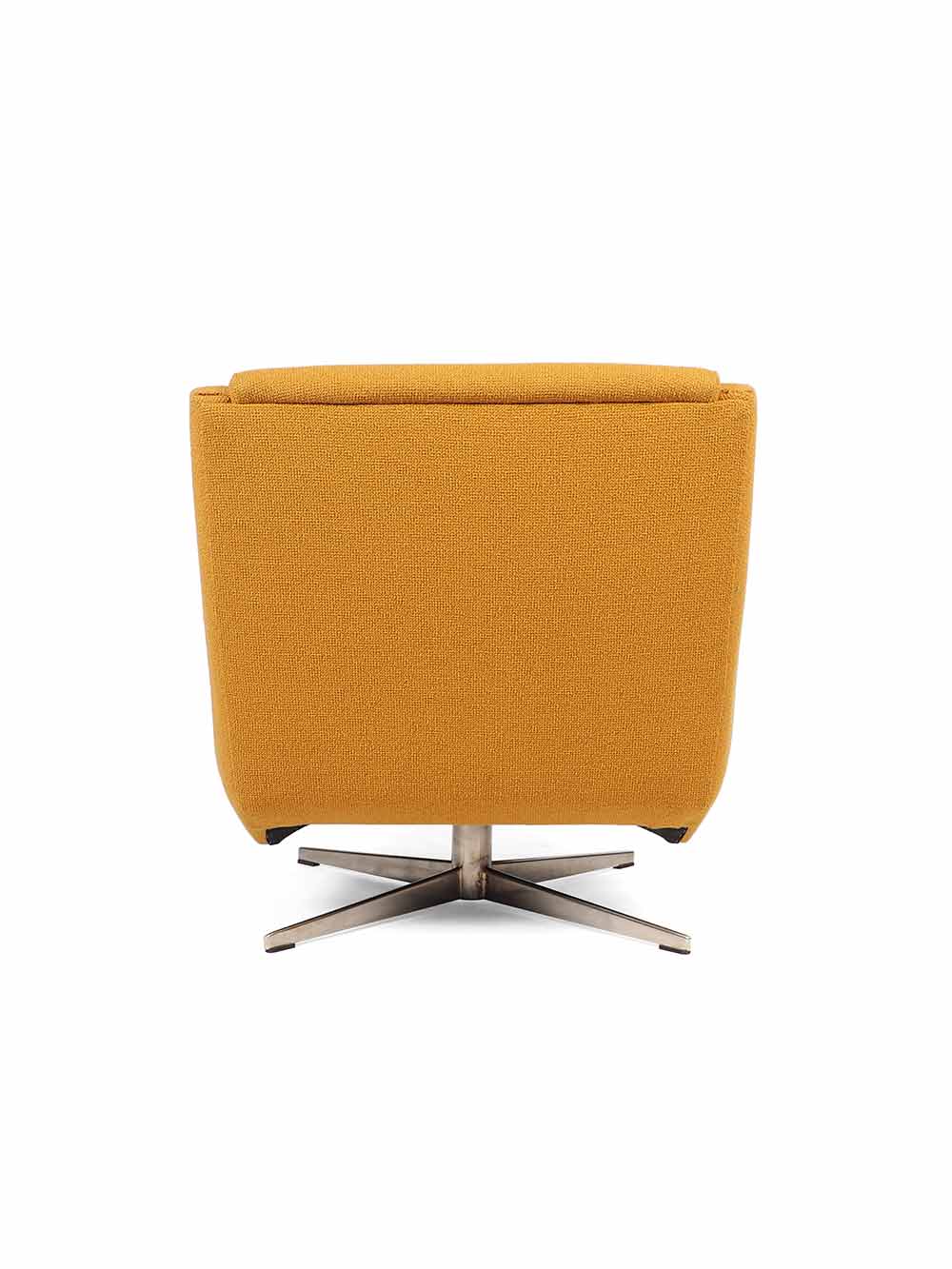Gele lounge stoel jaren zestig