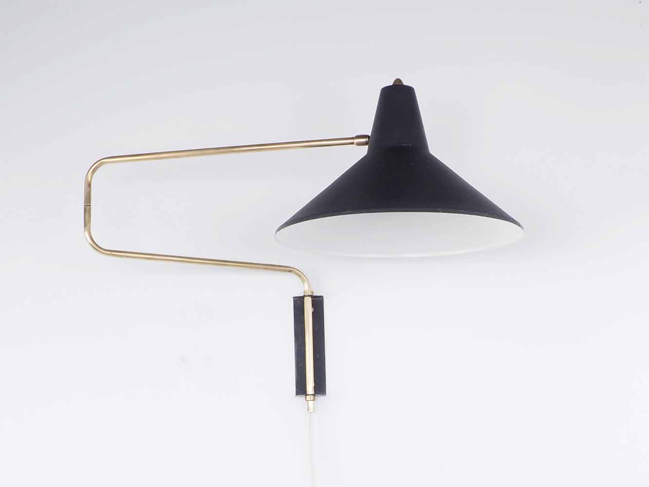 wandlamp-elleboog-zwart-koper