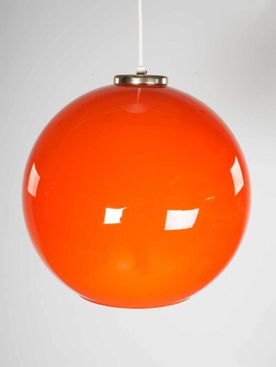 Orange glass pendant