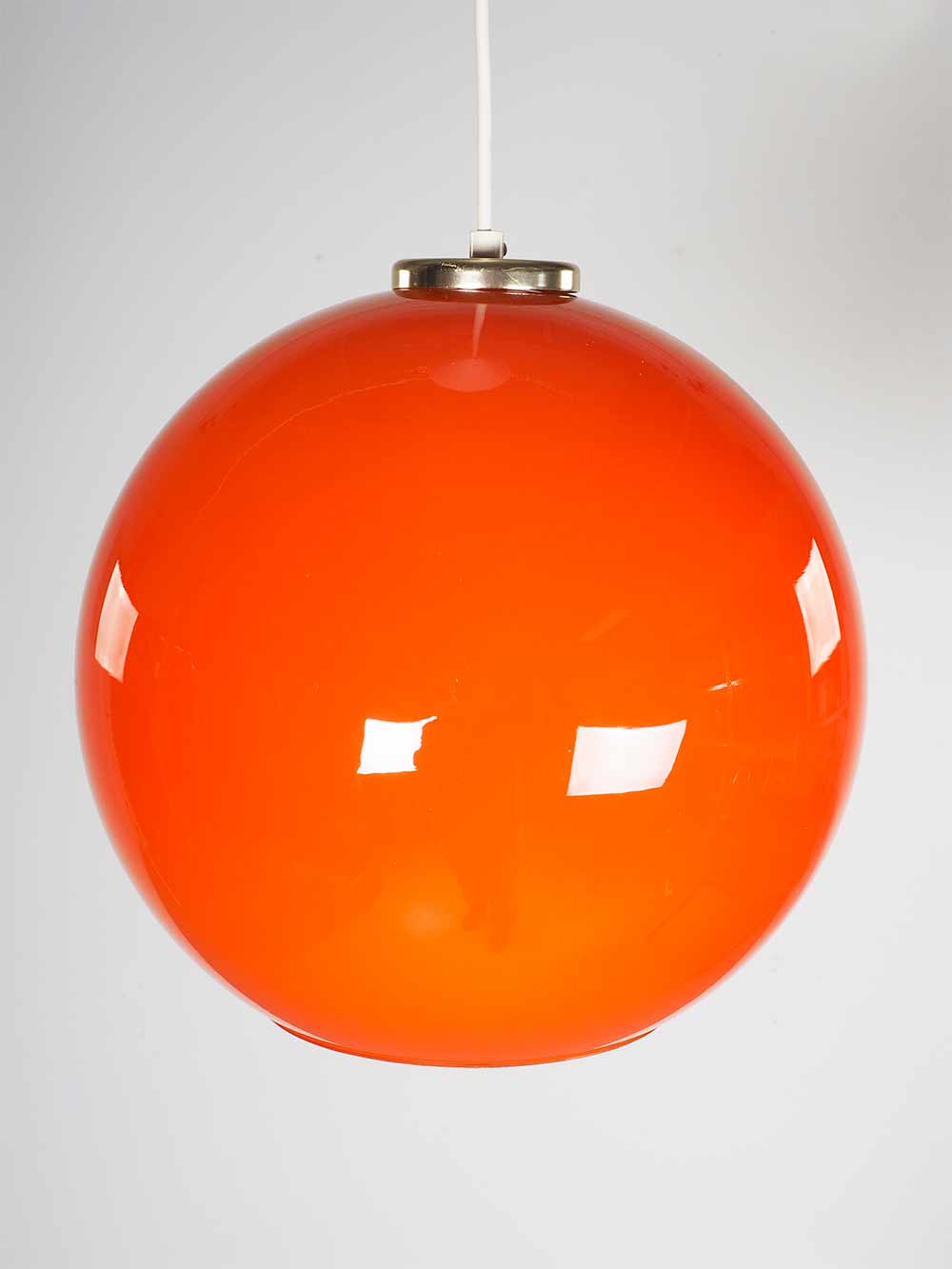 Orange glass pendant