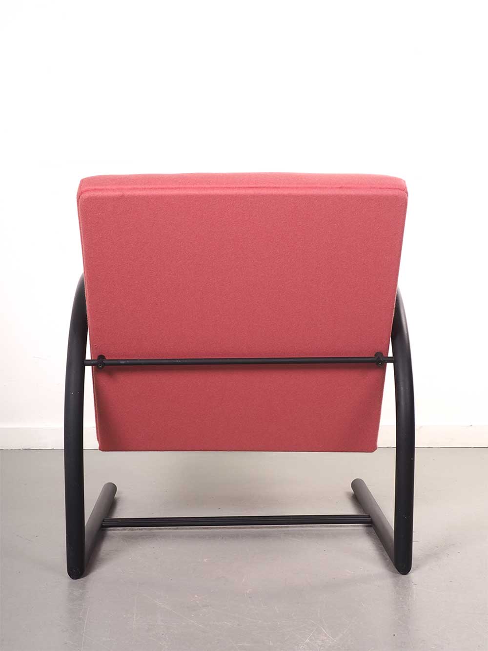 Roze fauteuil de Cirkel Mazairac en Boonzaaijer 80s Hennie de Jong