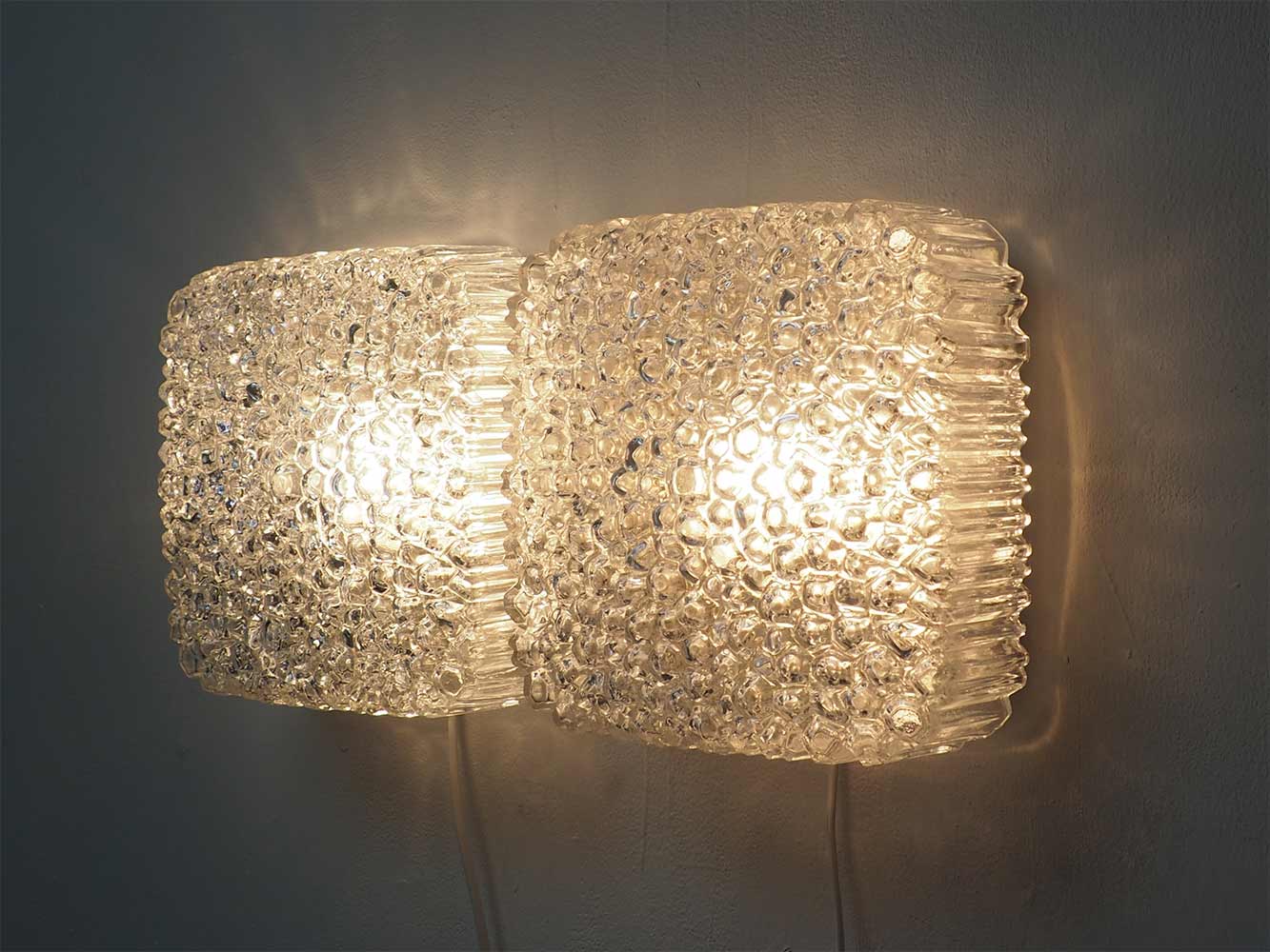 wandlamp of plafondlamp glas met structuur limburg