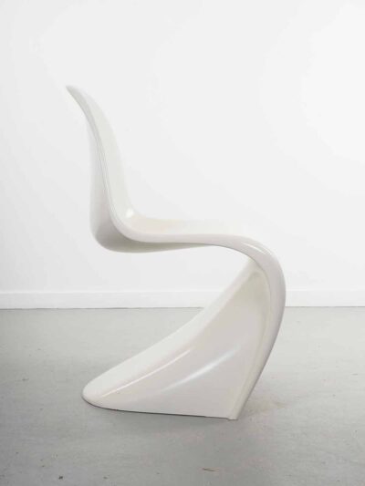 Verner panton stoel Vitra 1984 mat creme polyurethaanschuim