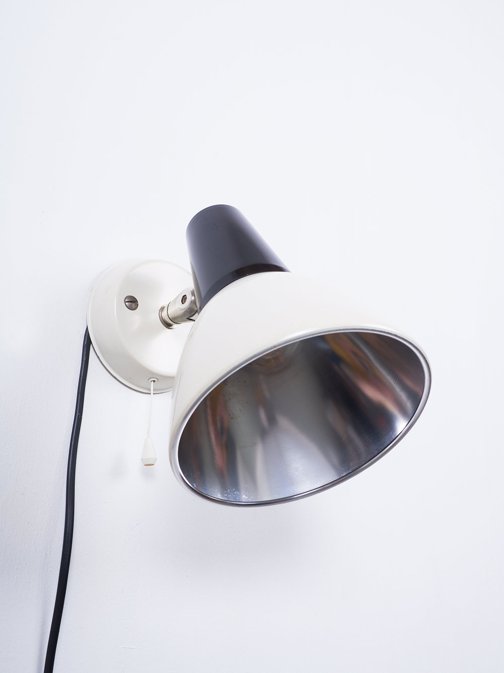 Set wandlampen, Philips zwart wit metaal kunststof